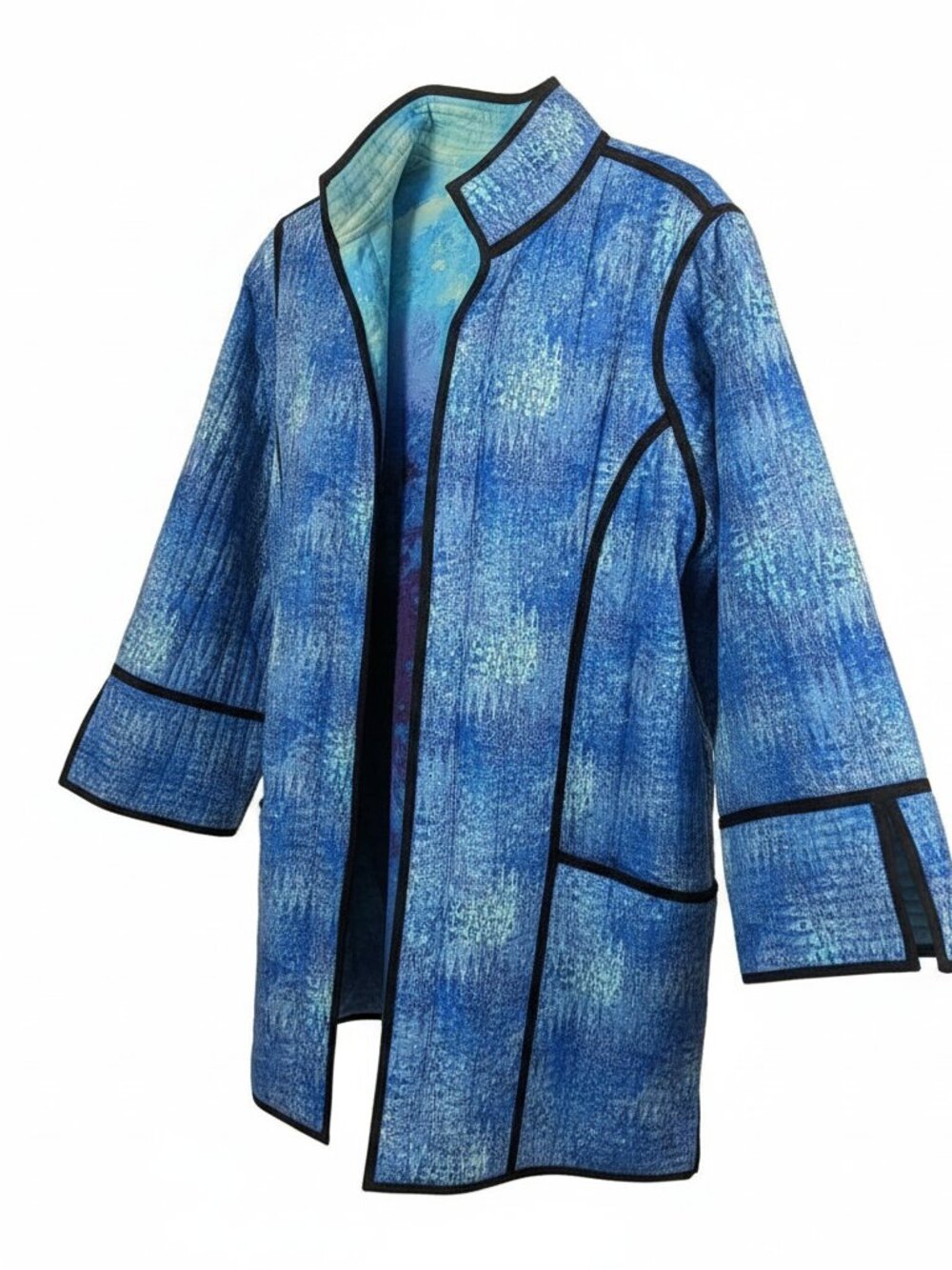 Quilted Jacket | Reversible | Suttles and Seawinds  Sz XL